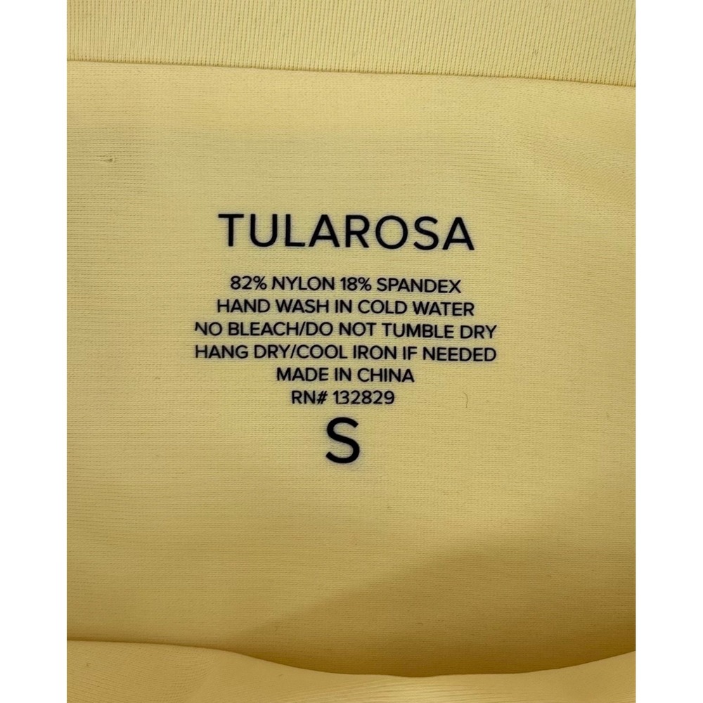 Tularosa Felicity Revolve Yellow Bikini Set Small Off Shoulder High‎ Waist NWT - Picture 7 of 9